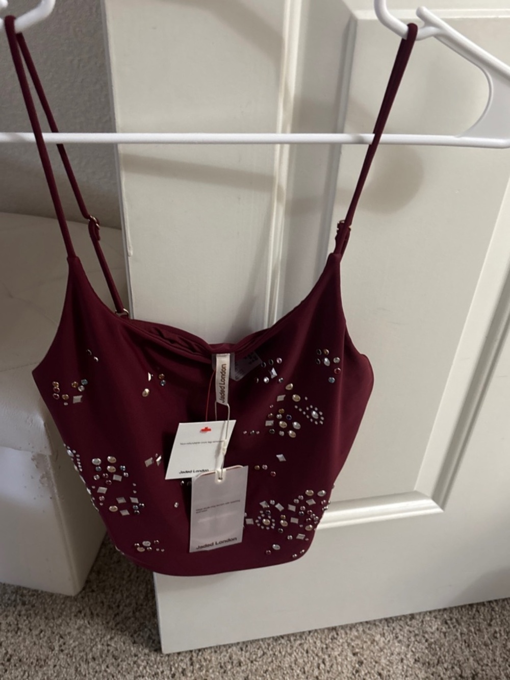 Jaded London beaded jewel tank top New with the tag size 8